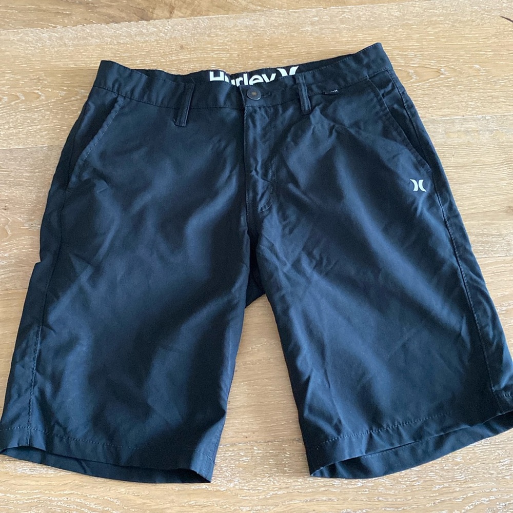 MENS HURLEY BLACK WALK SHORTS (30)